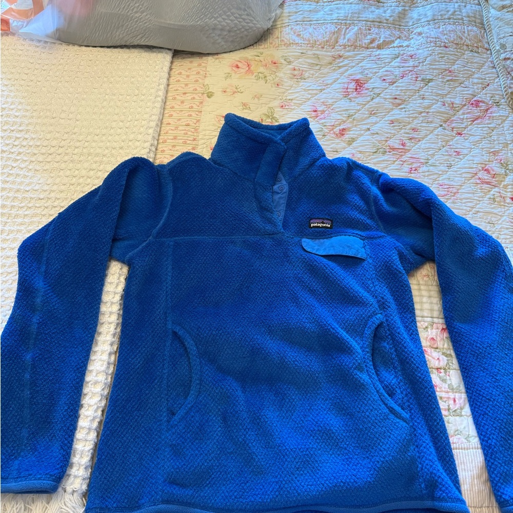 Patagonia Vibrant Blue Fleece Jacket